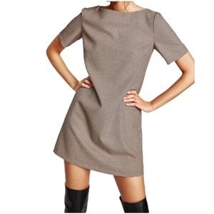 Zara Houndstooth Dress